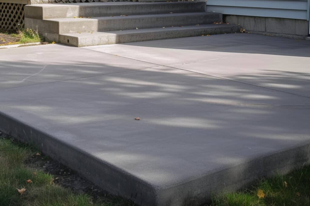A Newly Installed Regular Concrete