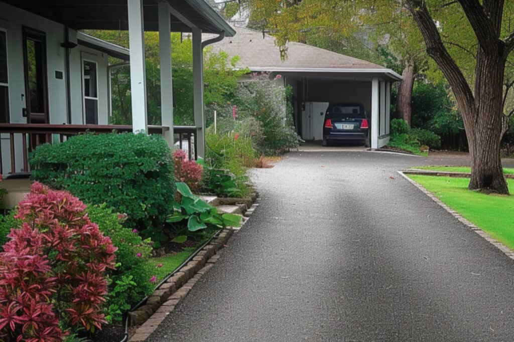 A Steel Slag Driveway