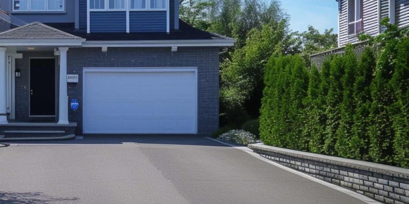 A Driveway in Front of a House