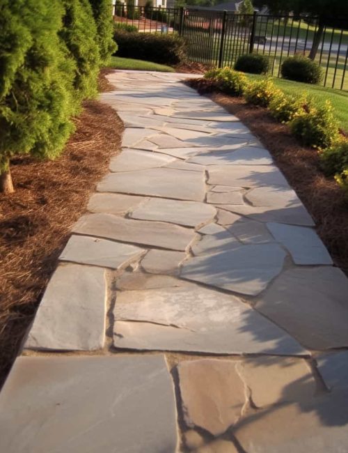 concrete stone pathway - joliet concrete solutions